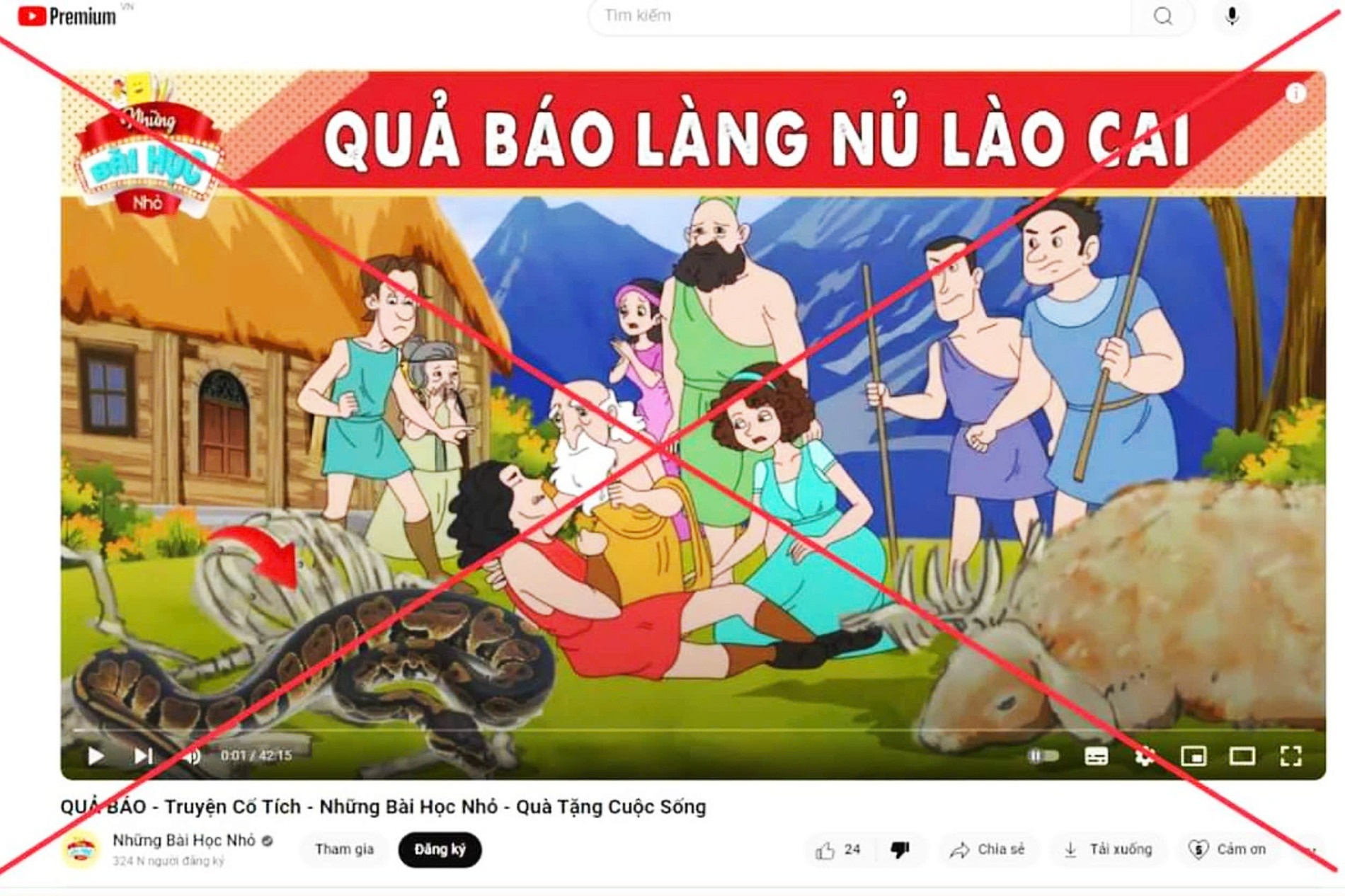 Xac minh, xu ly chu kenh YouTube dung Lang Nu de giat tit cau view hinh anh