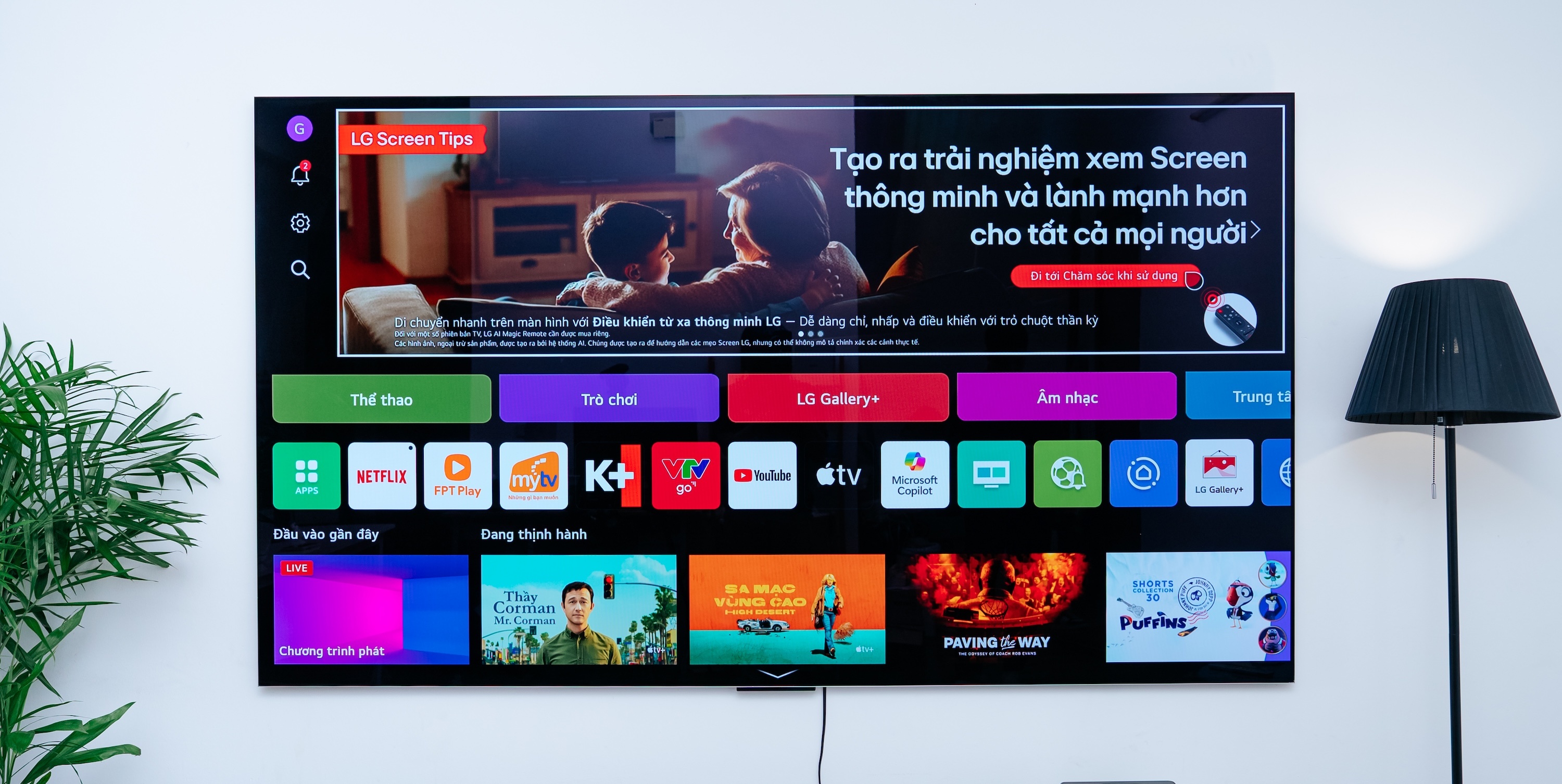 TV OLED,  LG M5,  TV dat nhat,  khong day,  cong nghe AI,  ket noi wireless anh 5