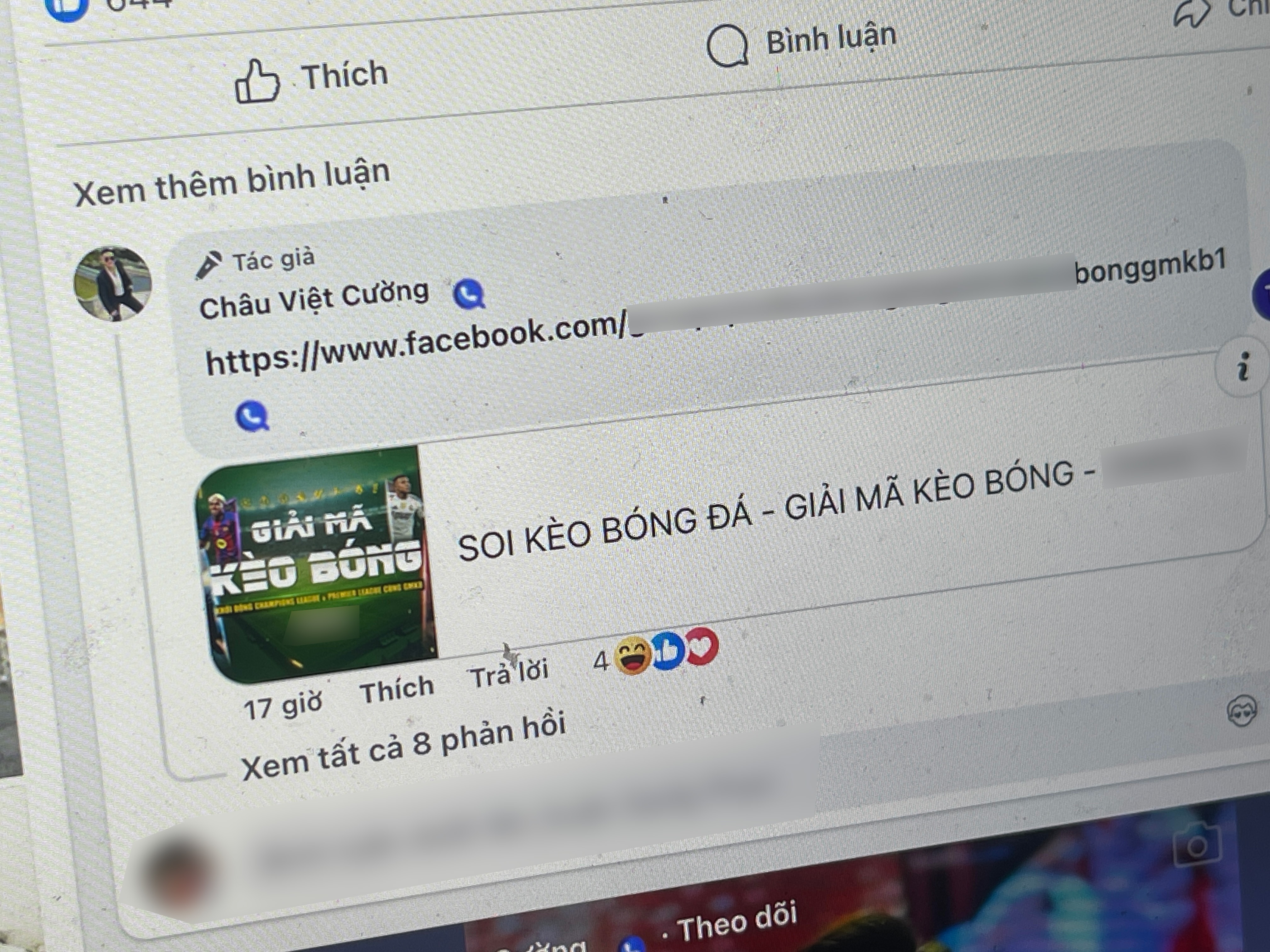 Ong Chau Viet Cuong noi khong lien quan fanpage quang cao ca do hinh anh