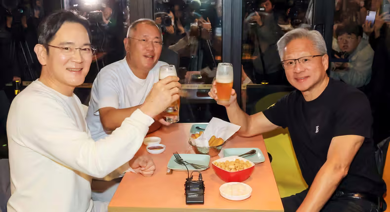 Bua toi gay sot cua CEO Nvidia va chu tich Samsung hinh anh