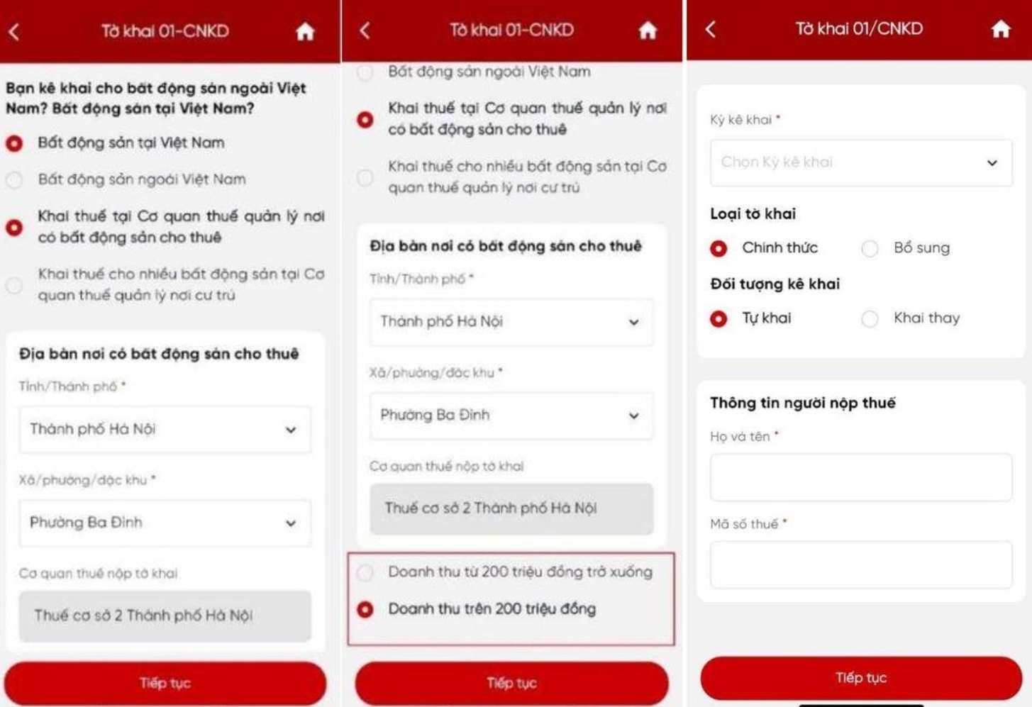 Mengajukan SPT pajak melalui eTax Mobile (gambar 3) khai thue tren eTax Mobile anh 3