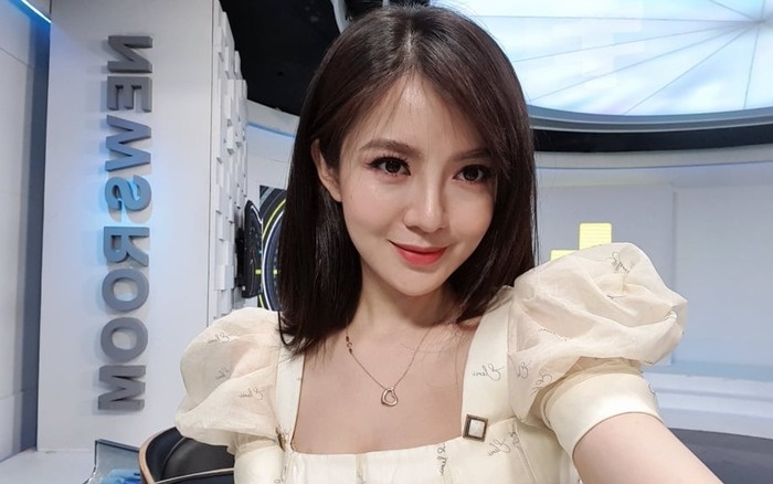 Ben do moi cua MC Tu Linh hinh anh