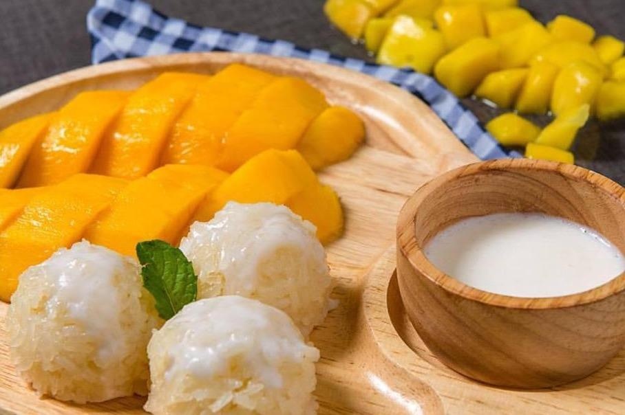 Bien tau mon xoi xoai kieu Thai tro nen moi la hinh anh