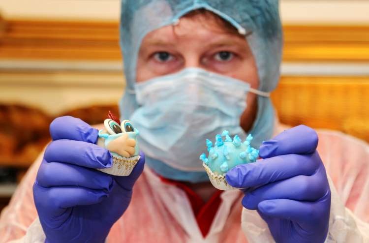 banh hinh virus corona anh 1