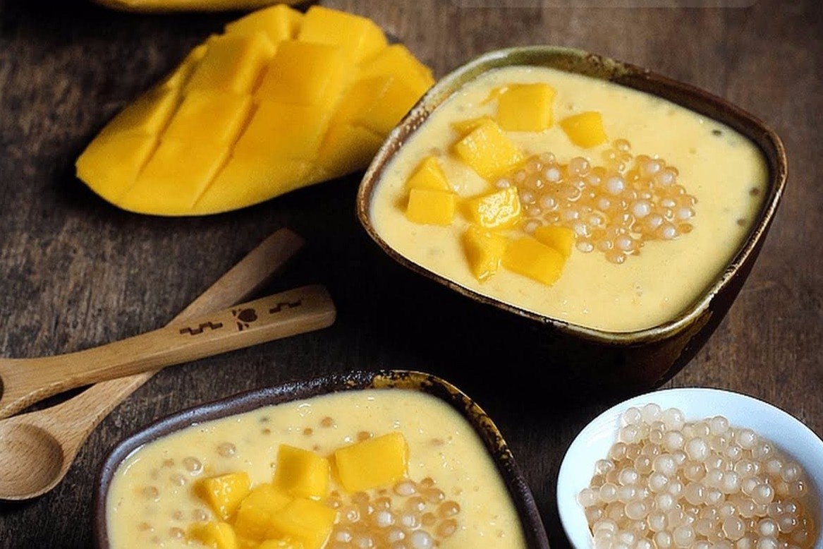 Cong thuc che xoai tran chau giai nhiet mua he hinh anh