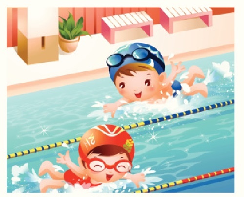 2. Bơi lội: Bơi lội rất tốt cho hệ thống tim mạch, tăng chiều dài cột sống, mở rộng bờ vai và ngực, cải thiện chiều cao đáng kể cho trẻ. Ngoài ra, sự vận động dưới nước cũng kích thích các dây thần kinh trong não phát triển, giúp bé thông minh và linh hoạt hơn, luôn có sức khỏe tốt.