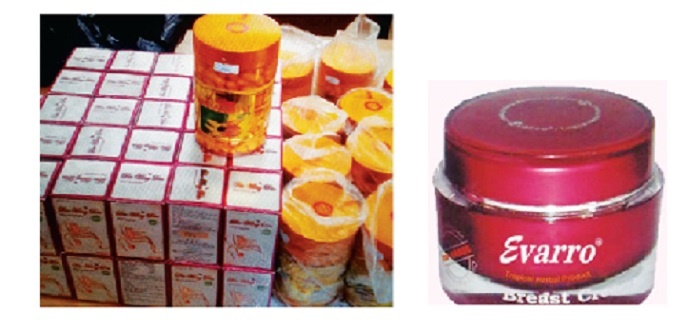 Những lọ kem không nguồn gốc, không có hướng dẫn sử dụng tràn ngập thị trường.