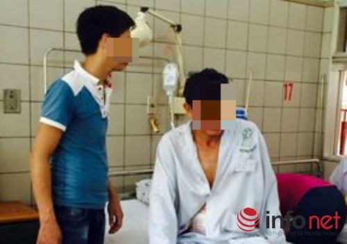 Bệnh nhân xơ gan điều trị tại BV Bạch Mai.