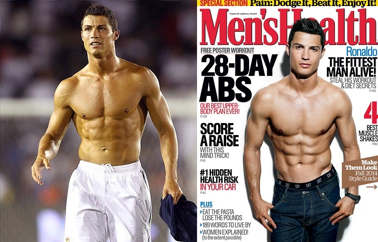 Cơ bụng 6 múi của Cristiano Ronaldo ảnh 1 Co bung 6 mui cua Cristiano Ronaldo anh 1