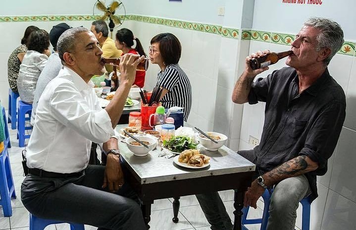 Dau bep an bun cha cung Obama: 'Toi doi doi vi den Viet Nam' hinh anh