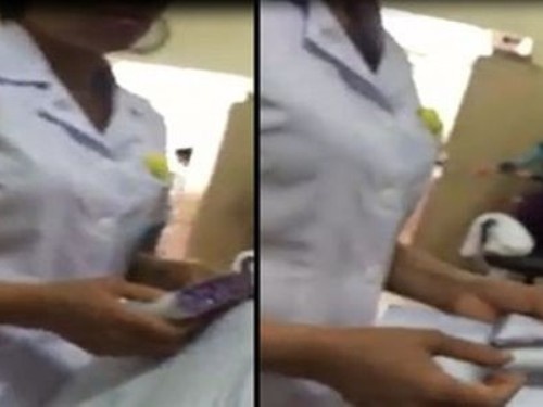 Giám đốc Bệnh viện K nói gì về clip bác sĩ nhận phong bì ảnh 1 Giam doc Benh vien K noi gi ve clip bac si nhan phong bi anh 1