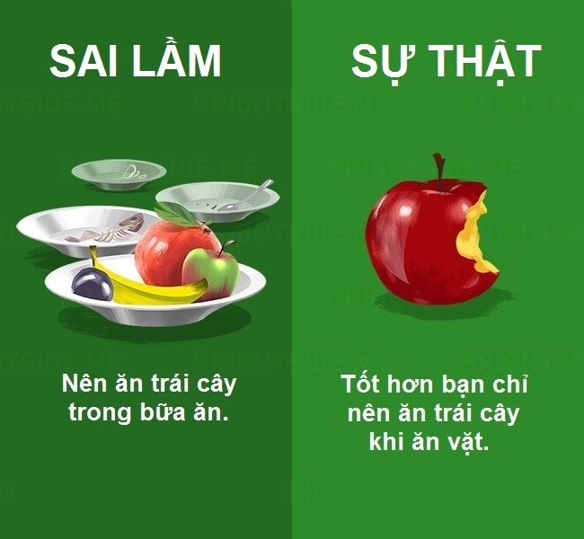Quan niệm sai lầm về ăn uống ảnh 12 Quan niem sai lam ve an uong anh 12