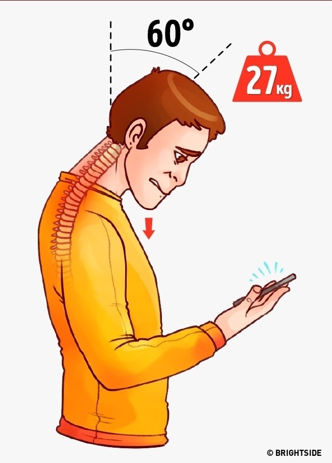 Tư thế chuẩn khi sử dụng điện thoại ảnh 2 Tu the chuan khi su dung dien thoai anh 2