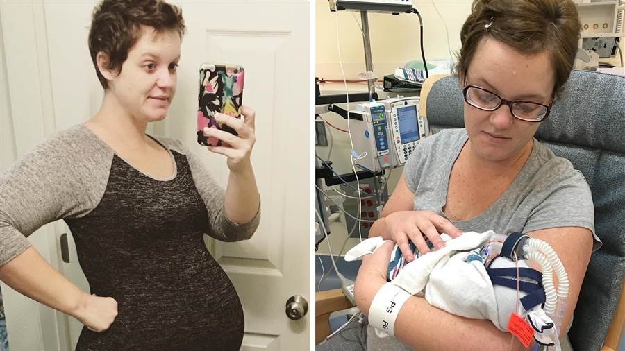 Nguoi me mac ung thu mau sinh tu thanh cong hinh anh