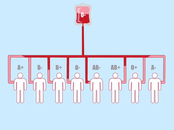 Nhom mau cua ban co the chia se cho ai? hinh anh