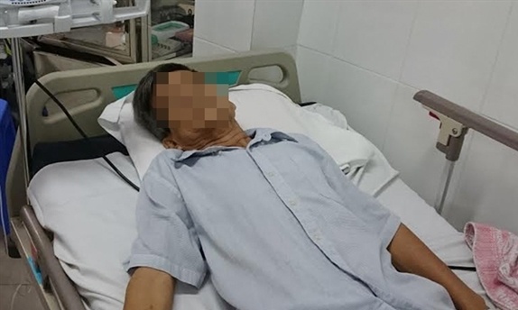 Cam giac kho tho nhu bi bop nghet co, coi chung mac benh nguy hiem hinh anh