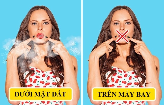 Nhung dieu ky la xay ra voi co the khi di may bay hinh anh