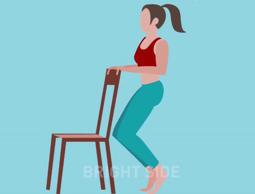 Bai tap don gian cho doi chan thon gon hinh anh