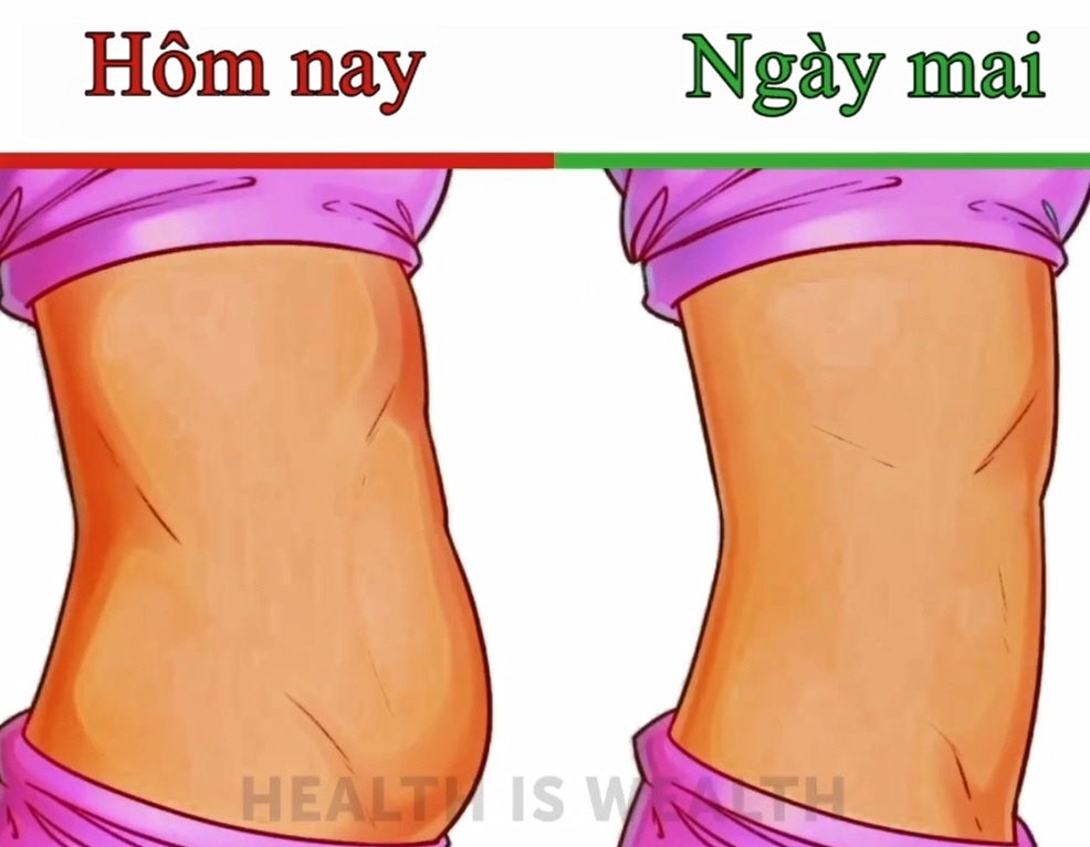 Che do an giam mo bung chi trong mot ngay hinh anh