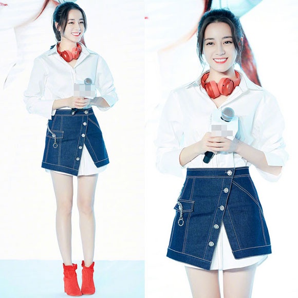 Sao Hoa ngu dien chan vay denim doc dao anh 10