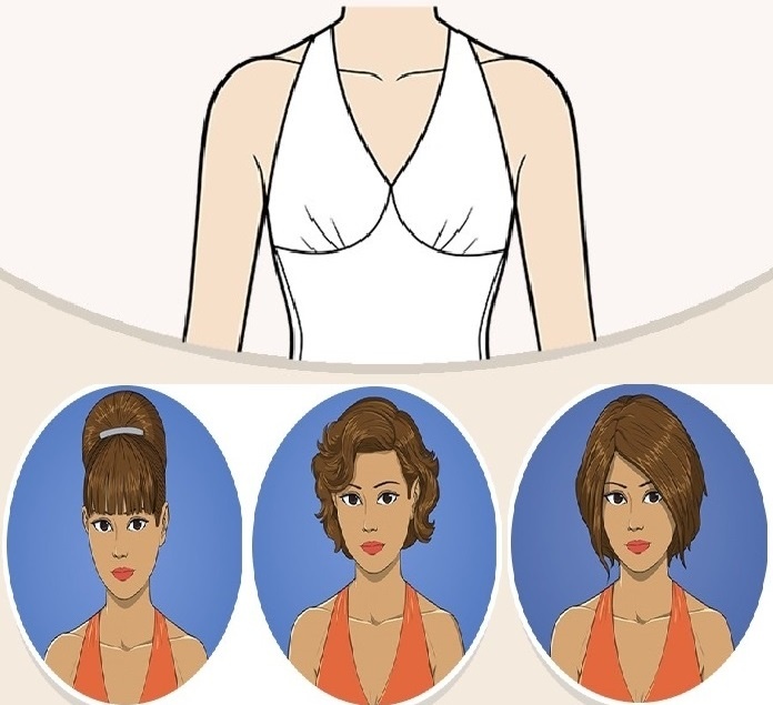 Chon kieu toc phu hop voi vay ao anh 11