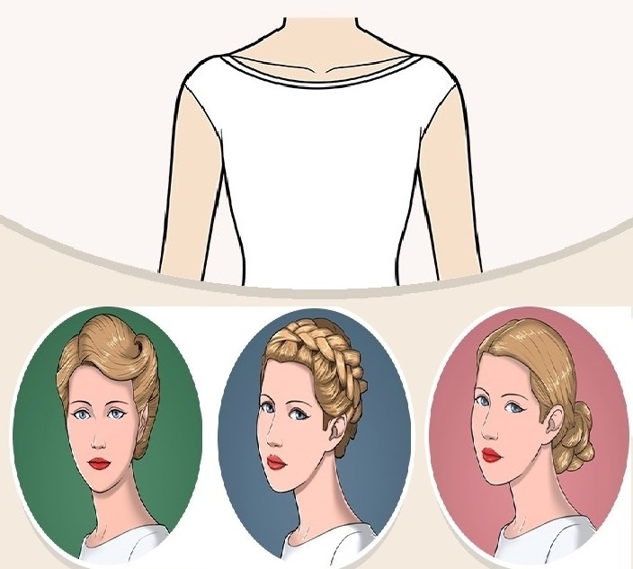 Chon kieu toc phu hop voi vay ao anh 2