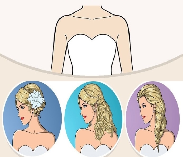 Chon kieu toc phu hop voi vay ao anh 5