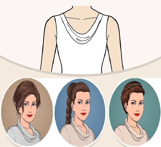 Chon kieu toc phu hop voi vay ao anh 7