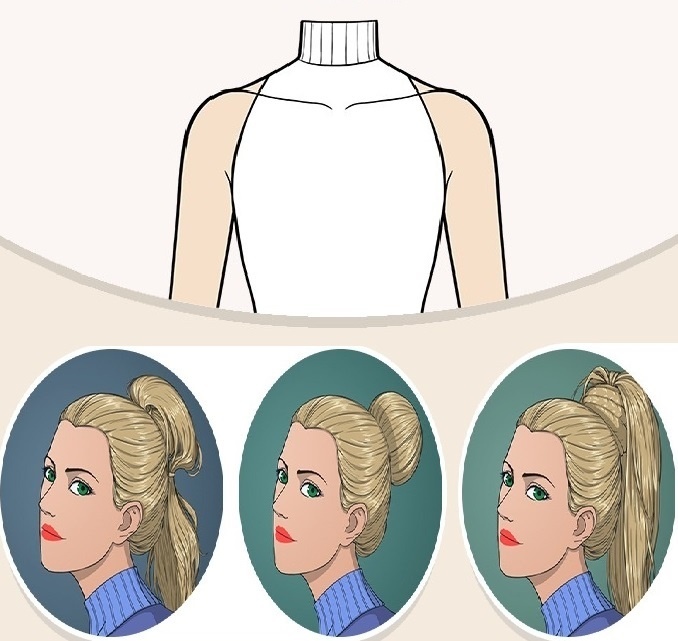 Chon kieu toc phu hop voi vay ao anh 9