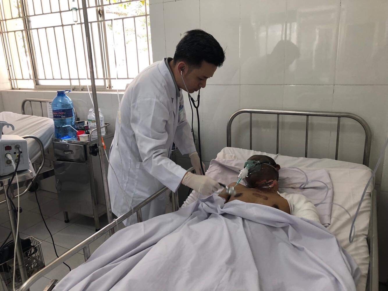 Tài xế vụ cháy xe bồn chở xăng ảnh 1 Tai xe vu chay xe bon cho xang anh 1