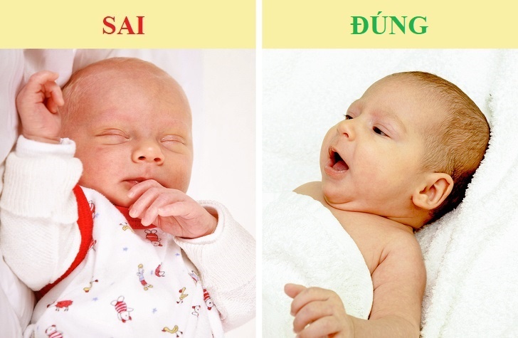 Sai lam khi cham soc tre anh 1