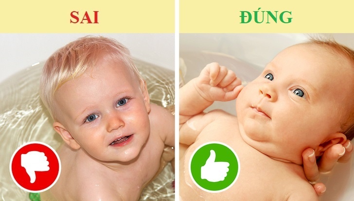 Sai lam khi cham soc tre anh 2