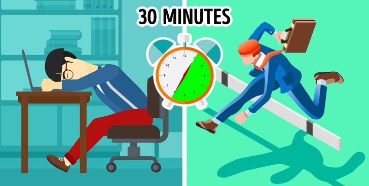 Ngu trua dung thoi gian anh 3