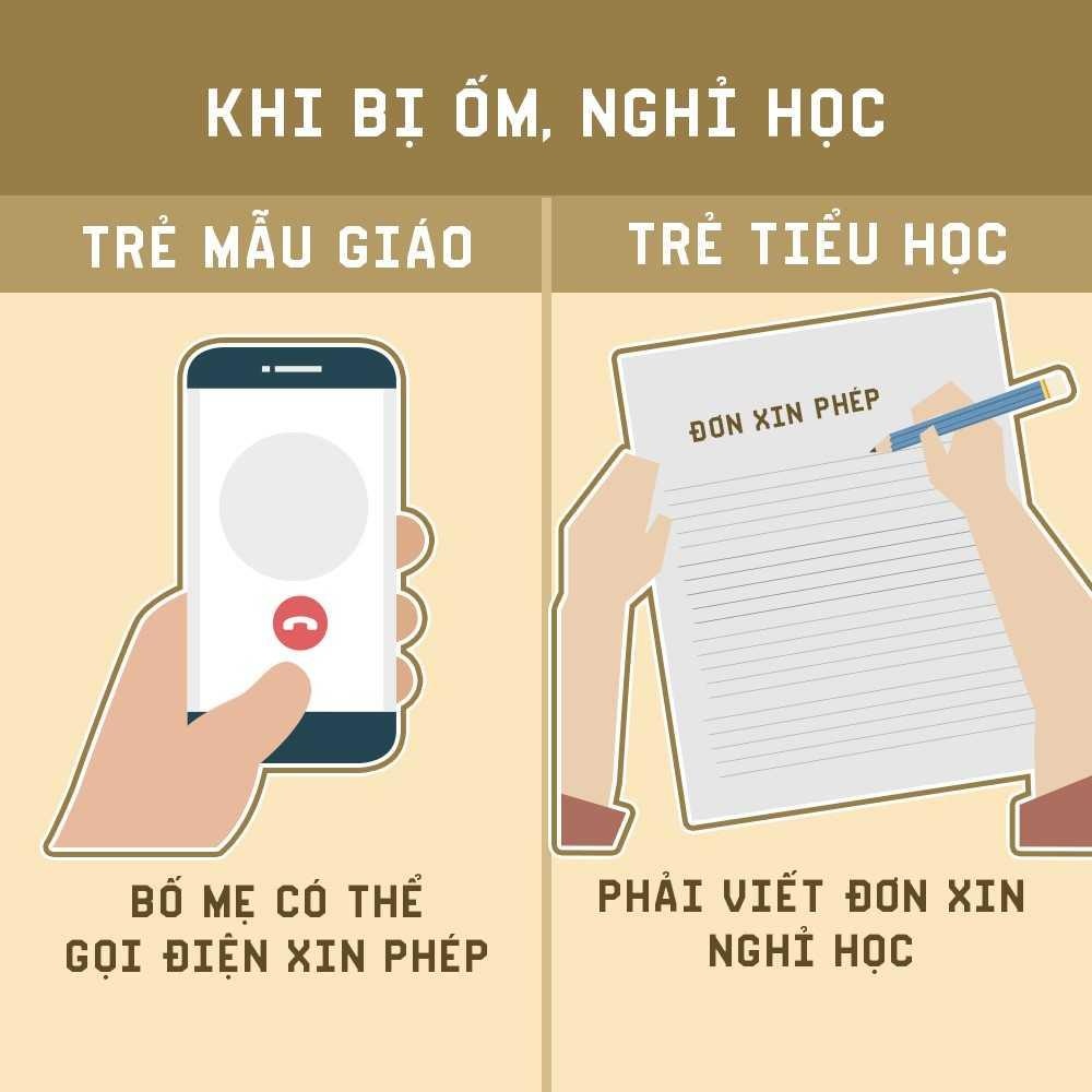 Sự khác biệt giữa mầm non và tiểu học ảnh 5 Su khac biet giua mam non va tieu hoc anh 5