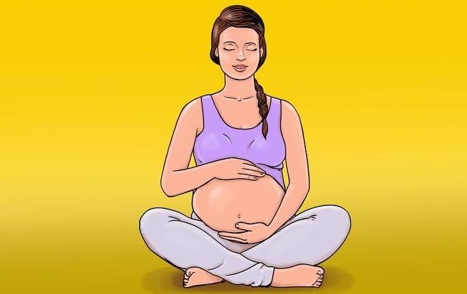 Bai tap giup ba bau giam dau khi sinh con hinh anh