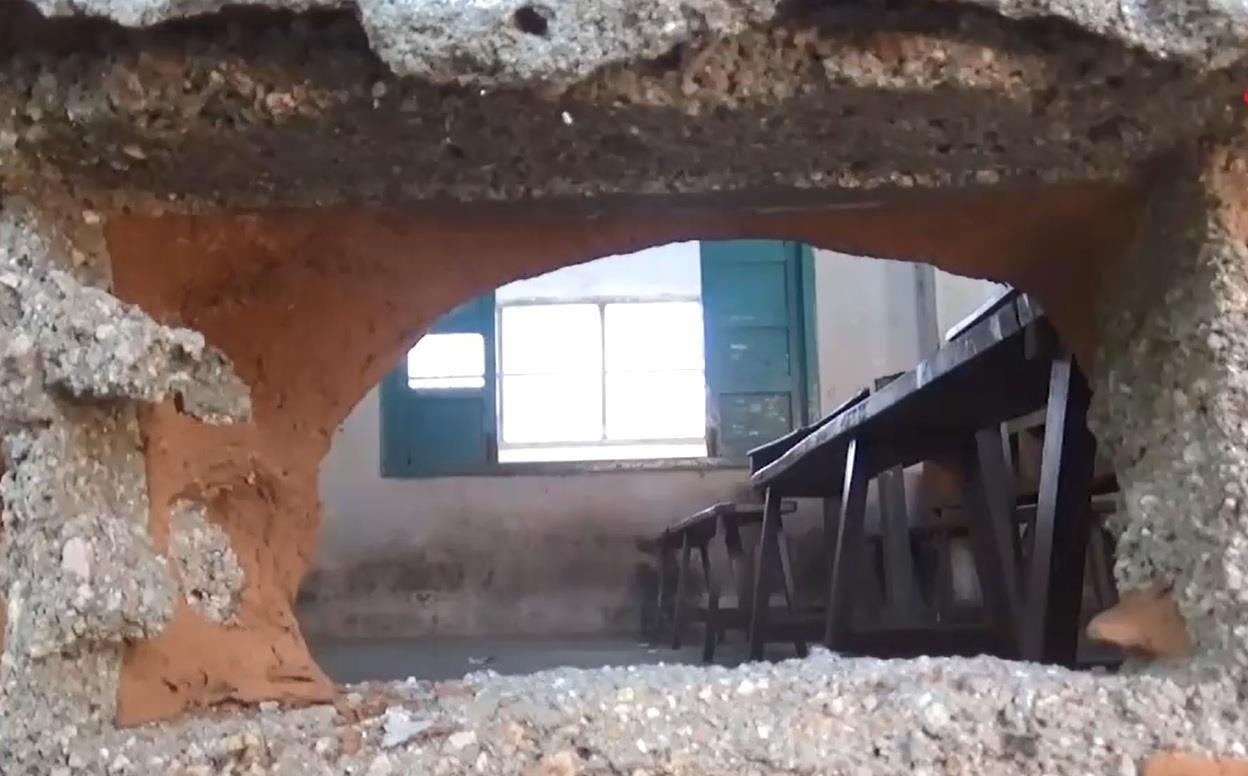 Truong hoc tai Ninh Thuan xuong cap nghiem trong hinh anh