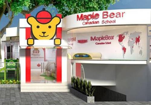 Co so mam non Maple Bear Westlake Point nhot tre vao tu dung do hinh anh