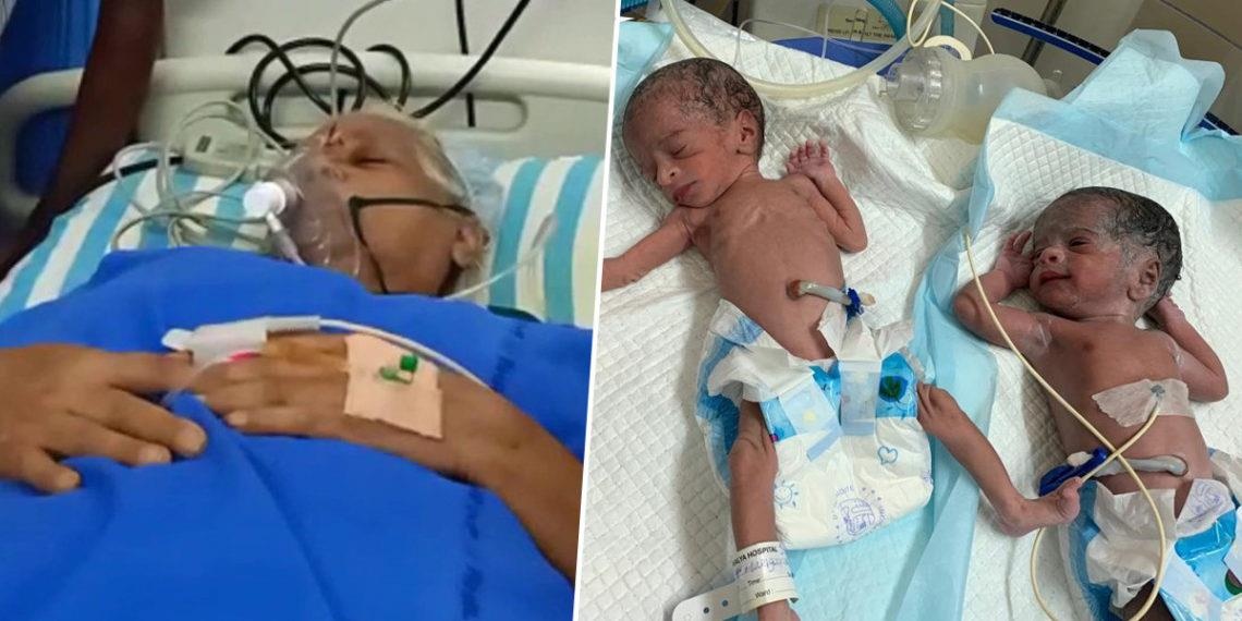 Cu ba sinh doi anh 1