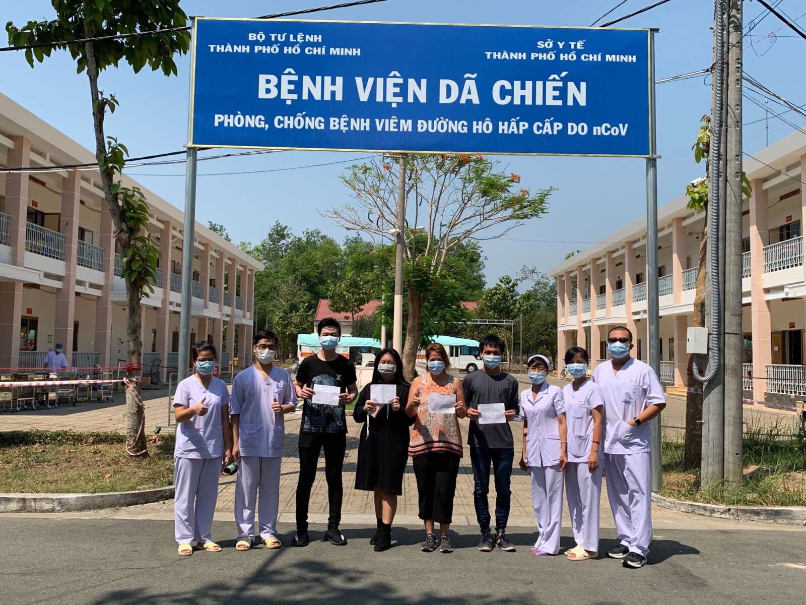 5 bệnh nhân Covid-19 khỏi bệnh ảnh 1 5 benh nhan Covid-19 khoi benh anh 1