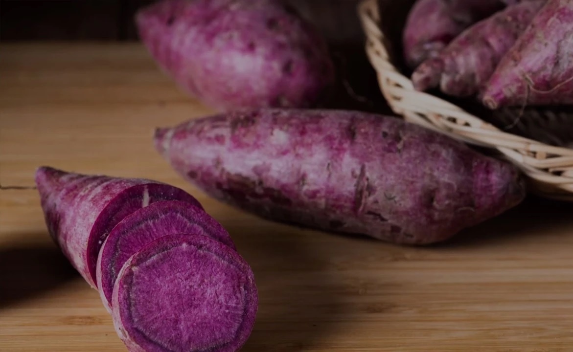 Loi ich cua khoai lang tim hinh anh