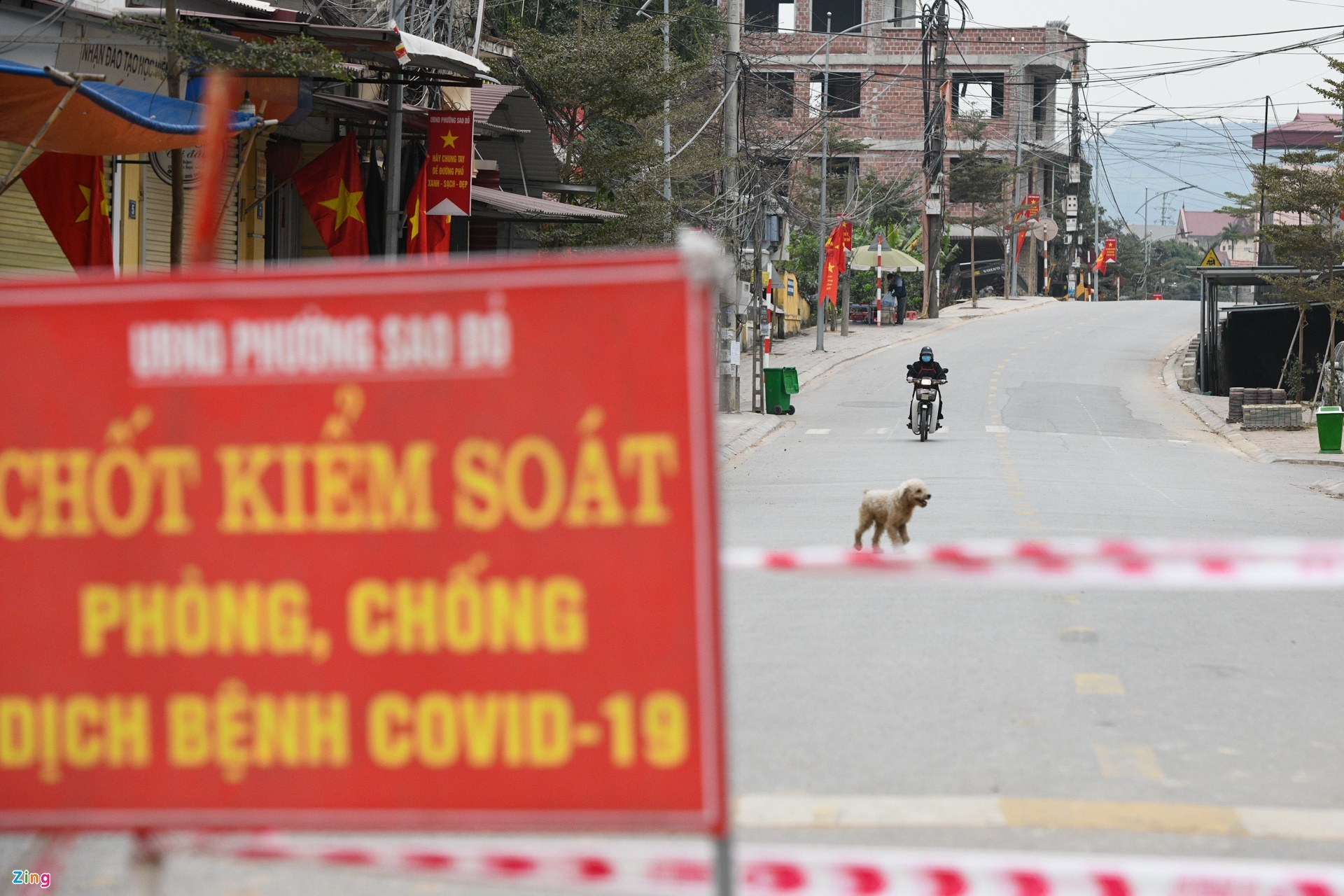 Khoanh vùng ổ dịch Covid-19 tại Hải Dương ảnh 1 Khoanh vung o dich Covid-19 tai Hai Duong anh 1