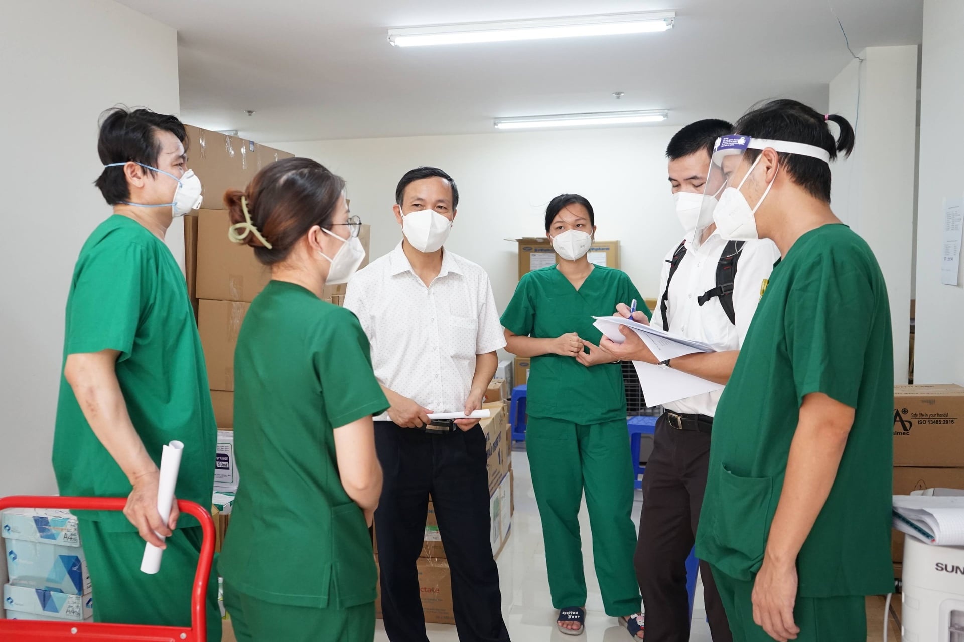 F0 xuất viện tại Bệnh viện dã chiến số 6 ảnh 1 F0 xuat vien tai Benh vien da chien so 6 anh 1