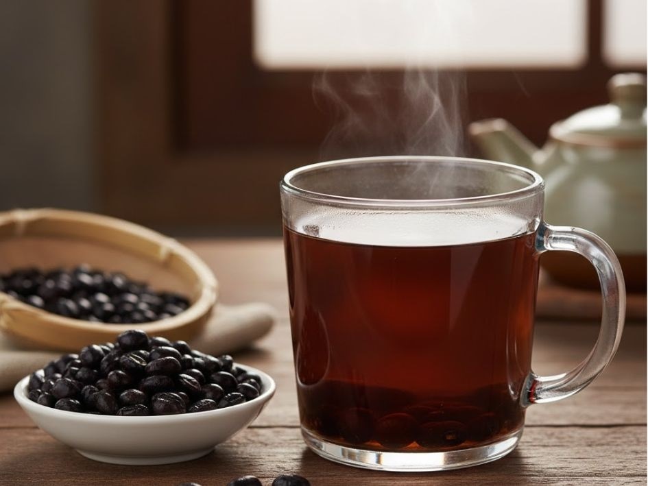 Uong nuoc dau den co tac dung gi voi da? hinh anh