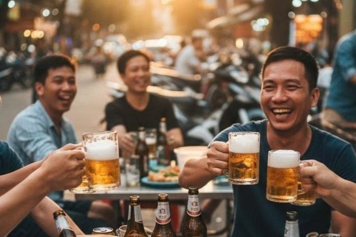 Uong ruou toi hom truoc, hom sau thoi nong do con co len? hinh anh