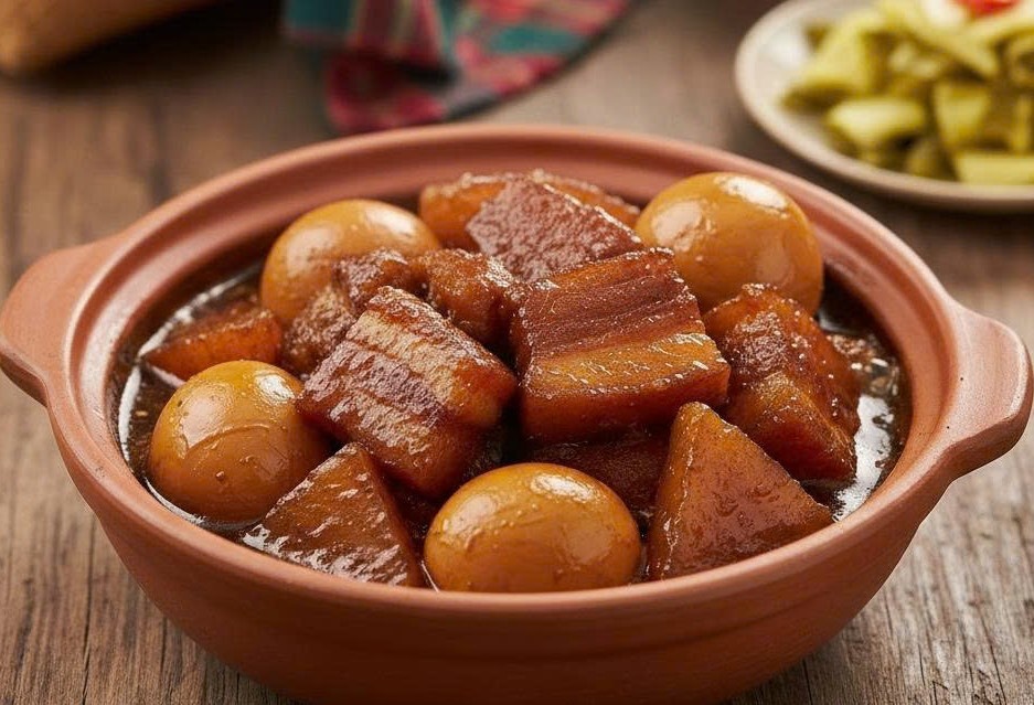 Nhung dai ky khi nau thit heo, cang ket hop cang gay hai hinh anh