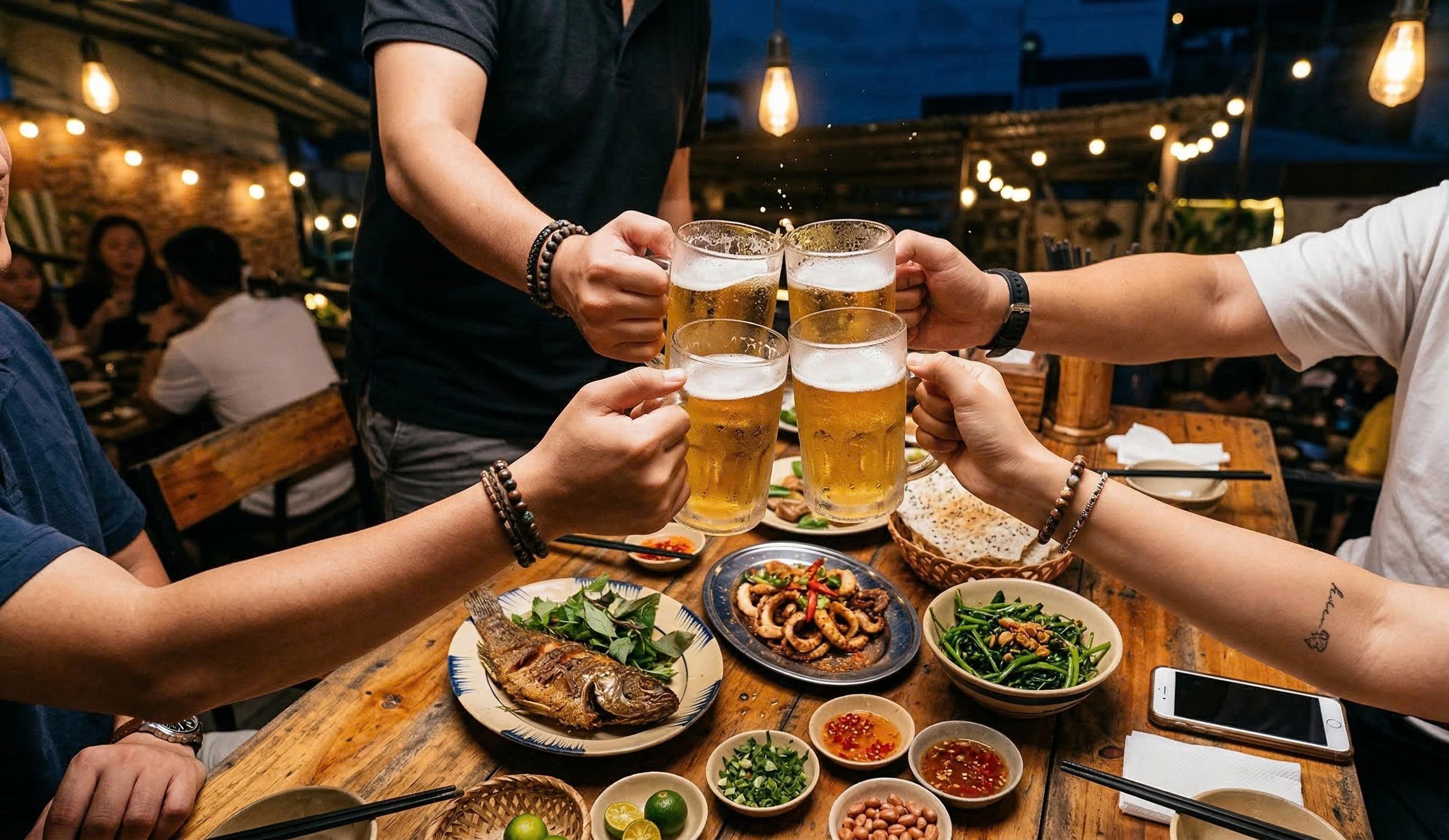 Uong ca chuc chai bia van “on”, nhung 2 lit nuoc loc lai kho: Vi sao? hinh anh