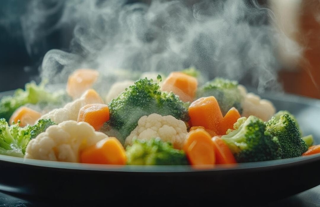 Them thia nay vao nuoc luoc, rau xanh muot mat lai giu tron vitamin hinh anh