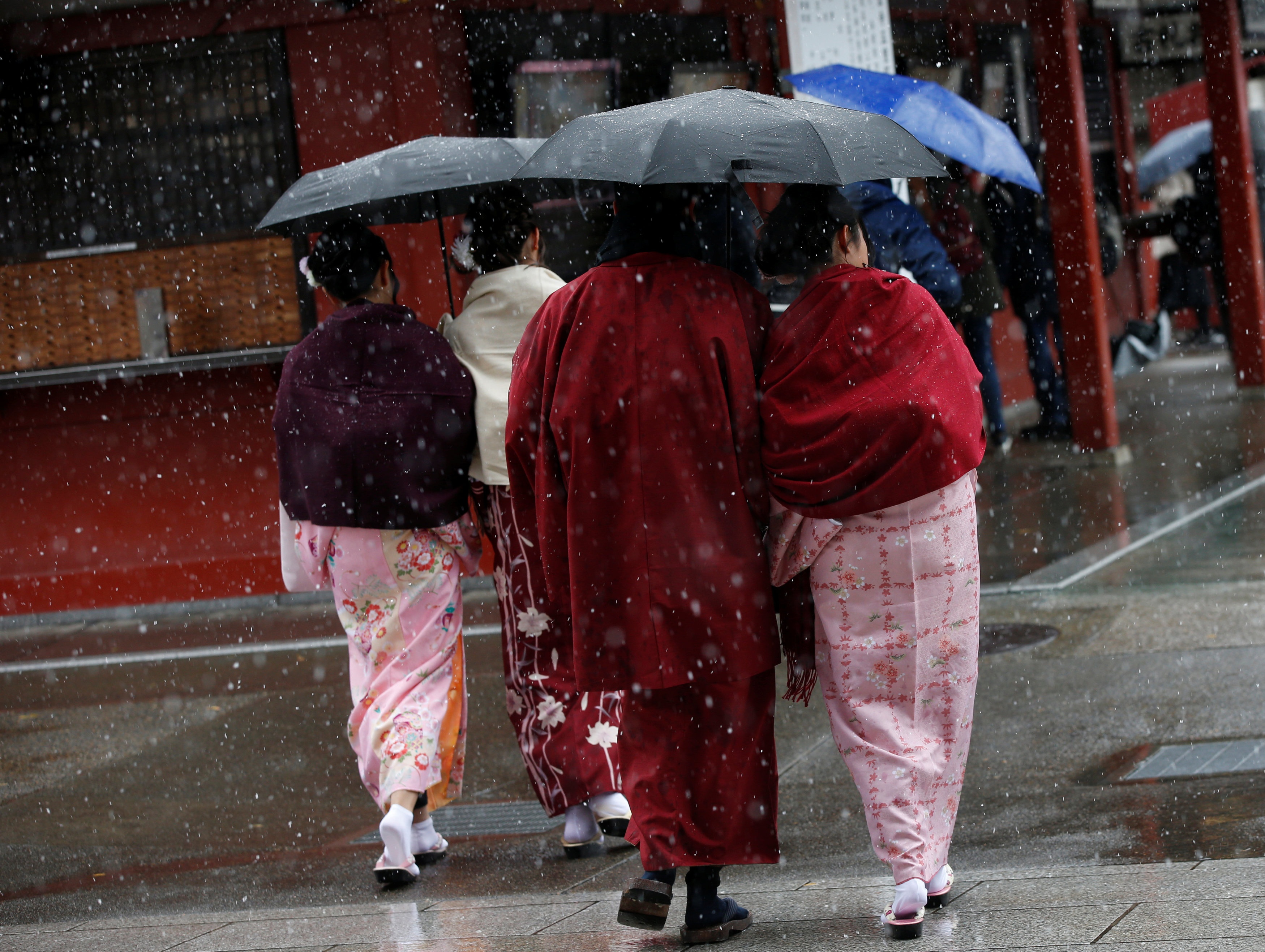 tuyet roi thang 11 o Tokyo anh 5