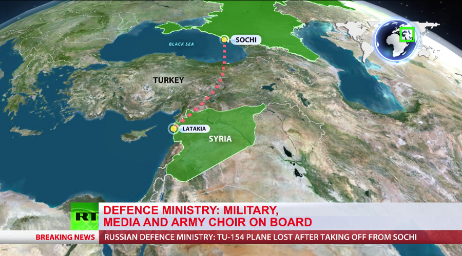 May bay Nga 91 nguoi roi o Bien Den anh 3