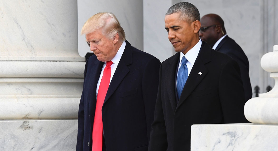 Ong Obama phu nhan nghe len dien thoai cua ong Trump hinh anh